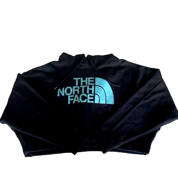 New The North Face Relaxed Fit Cropped Hoodie Ladies Medium - Picture 1 of 4